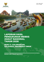 Laporan Hasil Pengukuran Indeks Zakat Nasional Tahun 2026: Buku III Kalimantan, Sulawesi, Indonesia Timur Laporan Hasil Pengukuran Indeks Zakat Nasional Tahun 2026: Buku III Kalimantan, Sulawesi, Indonesia Timur