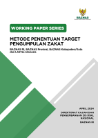 Metode Penentuan Target Pengumpulan Zakat BAZNAS RI, BAZNAS Provinsi, BAZNAS Kabupaten/Kota, dan LAZ Se-Indonesia
